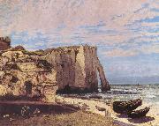 Gustave Courbet Cliffs at Etretat after the storm Germany oil painting artist